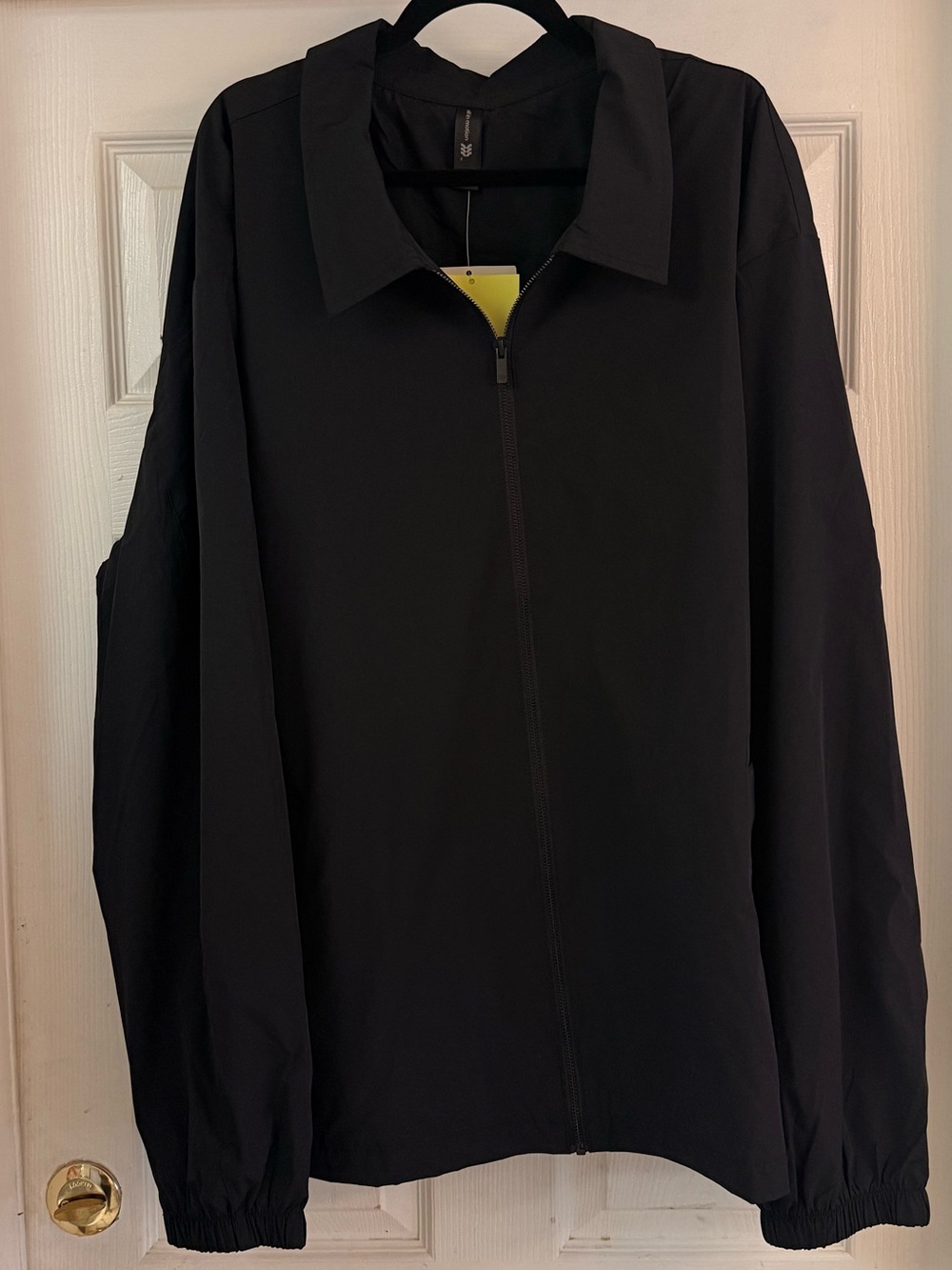 all in motion Black Lightweight Windbreaker Jacket